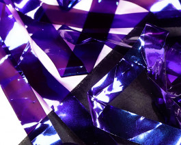 Fine FlashBack Strips, 3 mm, Dark Violet UV-Pearl / 74